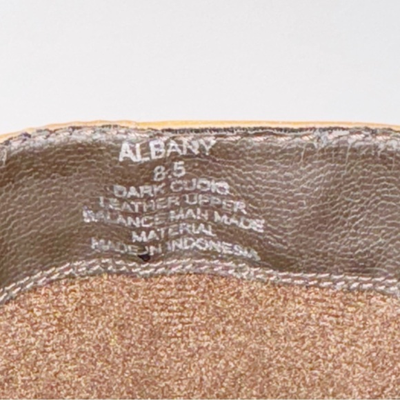 Steve Madden Albany Cognac Leather Belted Riding Boots Sz 8.5 - Picture 8 of 12